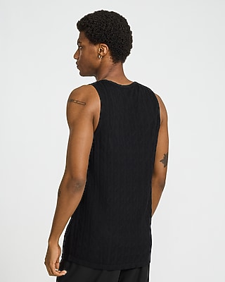 Jersey Textured Zig Zag Sweater Tank - thumbnail 8