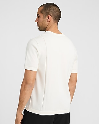 Boxy Cotton Crew Neck Sweater T-Shirt