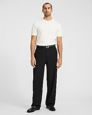 Boxy Cotton Crew Neck Sweater T-Shirt