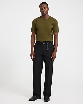 Boxy Cotton Crew Neck Sweater T-Shirt