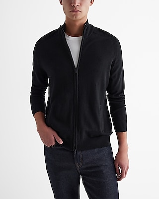 Full Zip Merino Wool Cardigan | Express