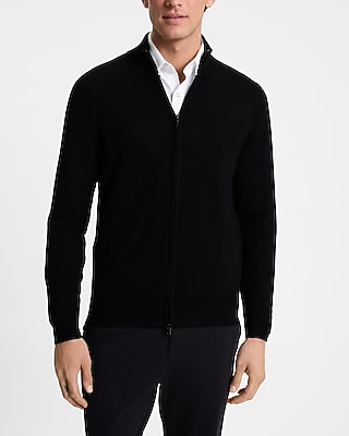 トップス ENNOY MERINO WOOL SWEATER BLACK XL Merino Wool Crew Neck Sweater | Express