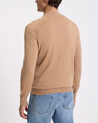 Full Zip Merino Wool Sweater