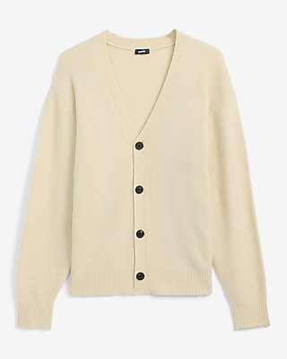 Felted Y-Neck Cardigan