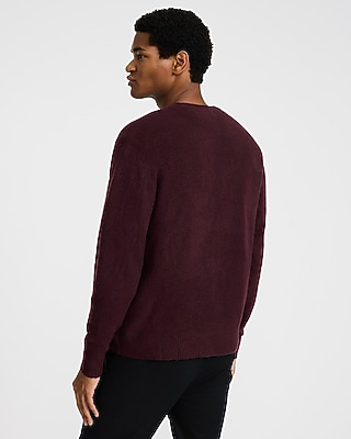 Felted Y-Neck Cardigan