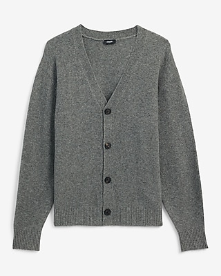 Felted Y-Neck Cardigan