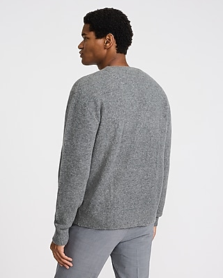 Felted Y-Neck Cardigan