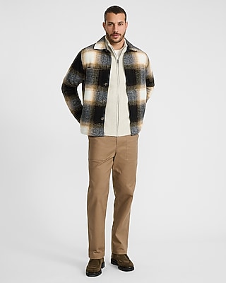 Textured Zip Mock Neck Sweater