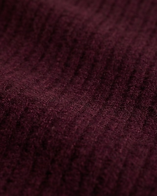 Textured Zip Mock Neck Sweater