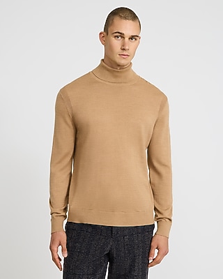 Merino-Blend Turtleneck Sweater