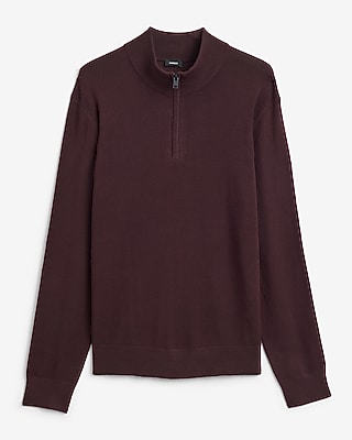 Luxtouch Jersey Long Sleeve Zip Sweater Polo - thumbnail 4