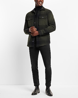 Solid Merino Wool Turtleneck Sweater