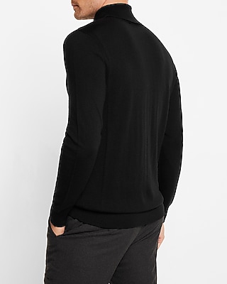 Solid Merino Wool Turtleneck Sweater