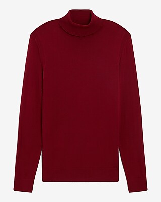 Solid Merino Wool Turtleneck Sweater