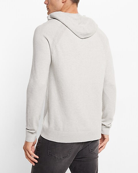 Pima Cotton Stretch Jersey Hooded Top