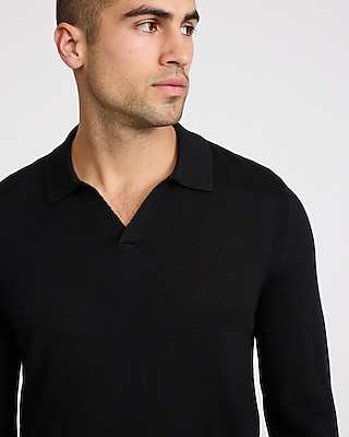 Johnny Collar Everyday Performance Merino Wool Sweater Polo