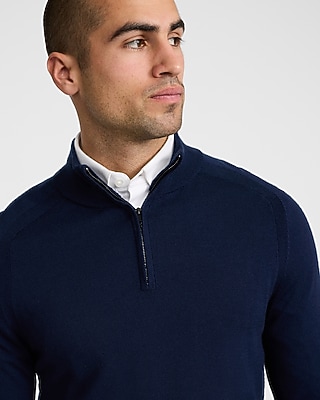 Quarter Zip Everyday Performance Merino Wool Sweater | Express