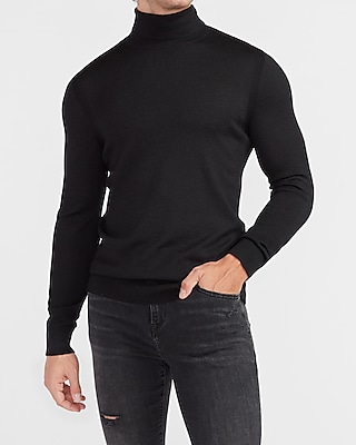 black turtleneck sweater mens