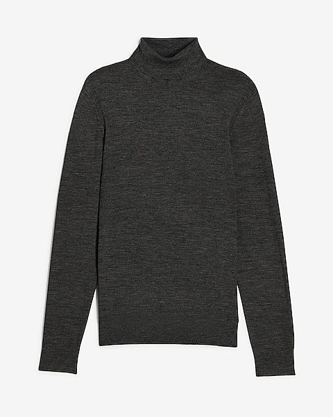 Solid Merino Wool-blend Turtleneck Sweater | Express Solid Merino Wool-blend Turtleneck Sweater | Express