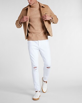 Ribbed Turtleneck Sweater | Express