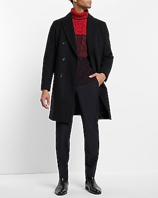Marl Striped Turtleneck Sweater