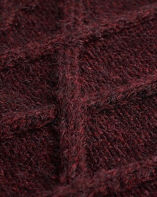 Wool-Blend Cable Knit Turtleneck Sweater