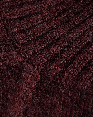 Wool-Blend Cable Knit Turtleneck Sweater