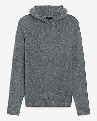 Felted Merino Wool-Blend Hooded Sweater