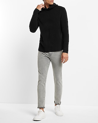 Felted Merino Wool-Blend Hooded Sweater