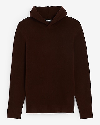 Felted Merino Wool-Blend Hooded Sweater