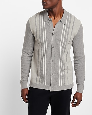 express striped cardigan