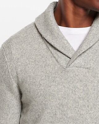 Shawl Collar Popover Sweater | Express