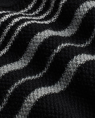 Striped Button Down Sweater Polo