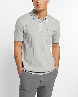 Modern Prep Short Sleeve Sweater Polo | Express