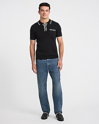 Modern Prep Short Sleeve Sweater Polo