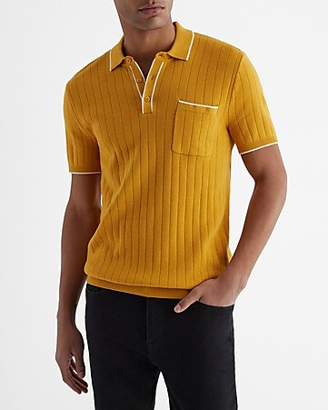 Men's Yellow Shirts - Dress Shirts, Sweaters, T-Shirts and Polos - Express