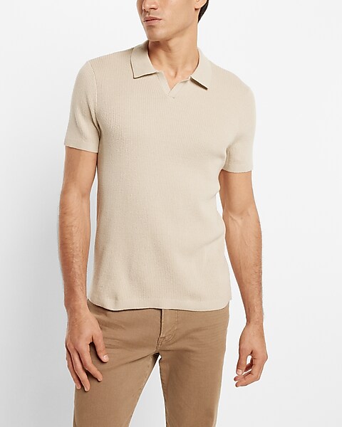 Men's Short Sleeve Polo Shirt - Cinnamon XS