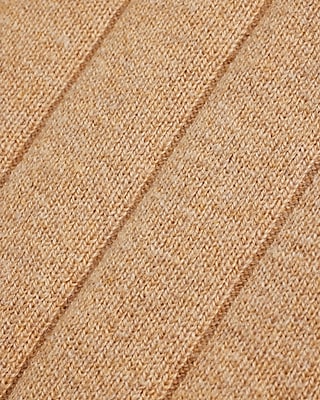 Ribbed Cotton Short Sleeve Sweater Polo