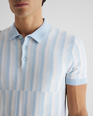 A-SS CTTN HAITI POLO:SKYLIGHT:L