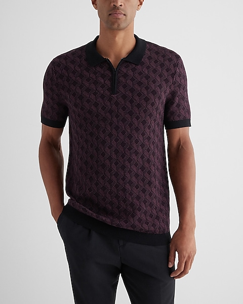 Louis Vuitton Cashmere and Cotton Blend Short-sleeved Polo BLACK. Size L0