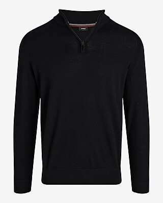 Quarter Zip Merino Wool Sweater | Express