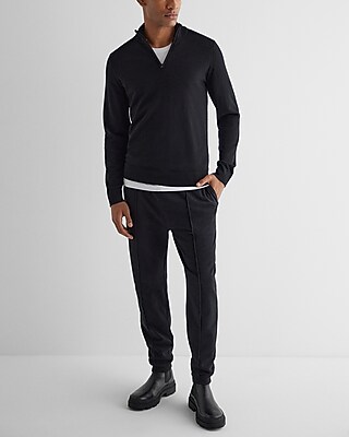 Quarter Zip Merino Wool Sweater | Express