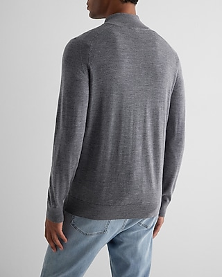 Quarter Zip Merino Wool Sweater