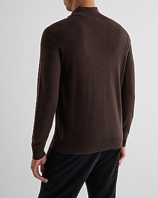 Quarter Zip Merino Wool Sweater
