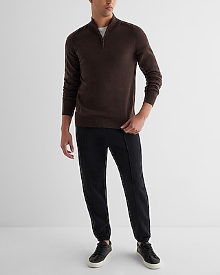 Quarter Zip Merino Wool Sweater