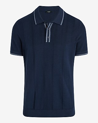 Tipped Contrast Collar Cotton Polo