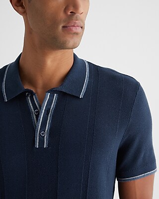 Tipped Contrast Collar Cotton Polo