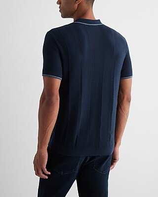 Tipped Contrast Collar Cotton Polo