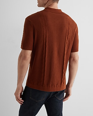 AB- LS CTN RAYON TEXTURED BTN THRU:TEAK:XL