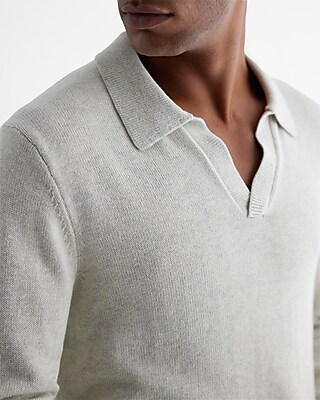 Cotton Johnny Collar Sweater